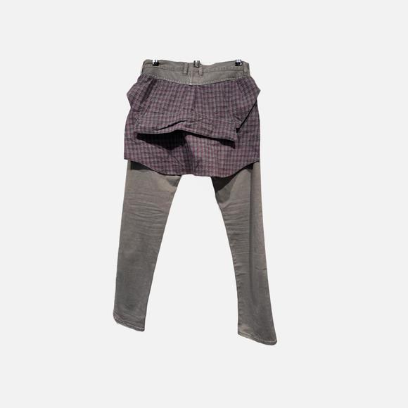 Undercover Layered Flannel Jeans - SS12 - Picture 2 of 6